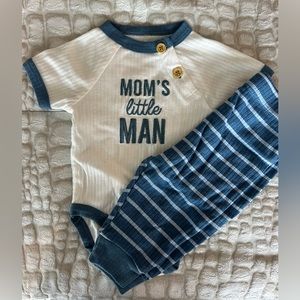 Baby Boys Short Sleeve Onesie Outfit
